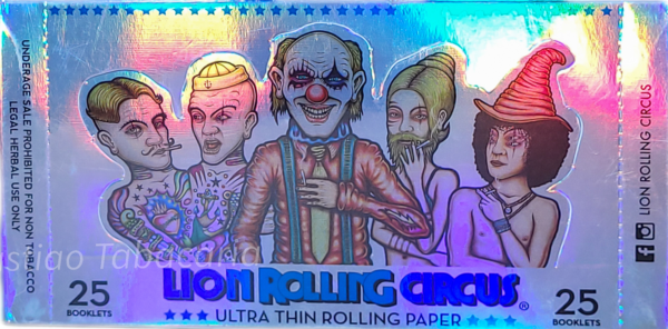 Seda Lion Rolliing Circus Caixa prateada
